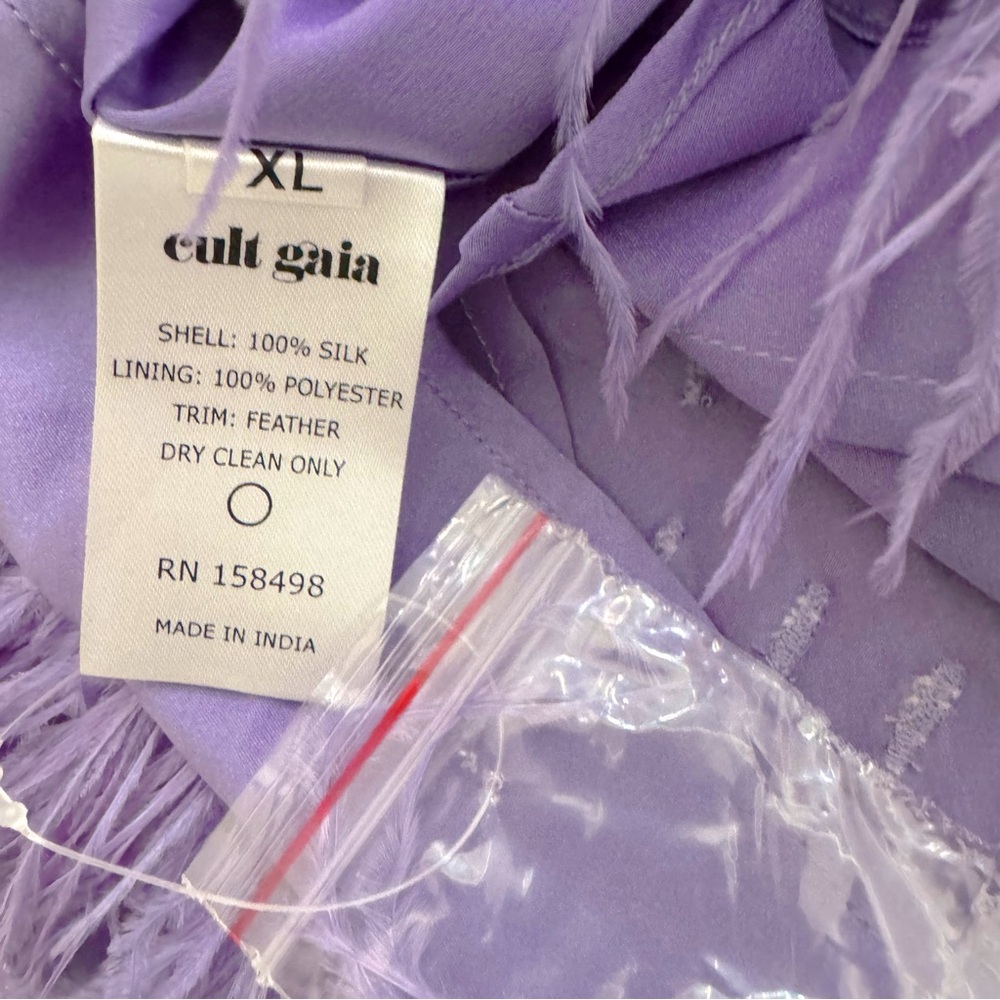 Cult Gaia Raisa Gown in Lilac Purple - Picture 13 of 14